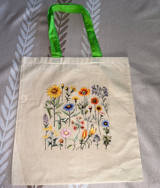 FLOWERS TOTE BAG