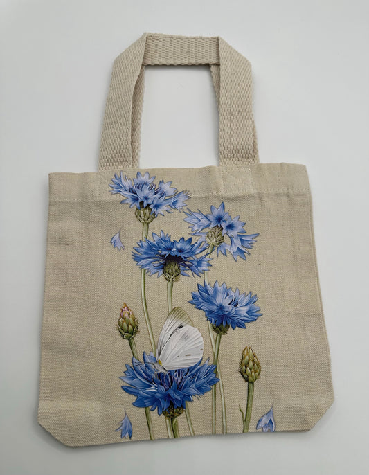 WHITE BEAUTIFUL MINI TOTE BAG